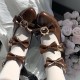 Letter From Cloud Showa Doll Low Heel Shoes(8 Colours/Full Payment Without Shipping)
